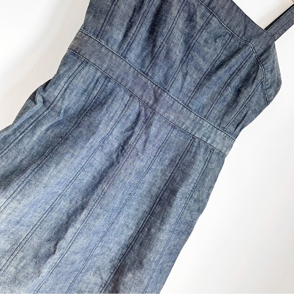 Gap apron denim jeans dress Sz. 12 - Picture 5 of 7
